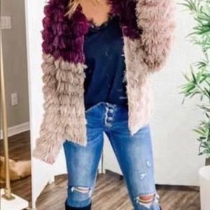 NWT Shaggy Cardigan SZ Small